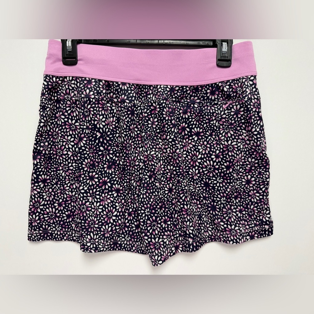 PGA Tour Women's Tie Dye Floral Golf Faux Wrap Skort Size Small - Picture 4 of 7